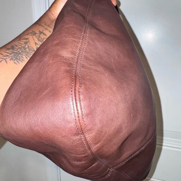 Coach Flatiron Hobo Bag Mahogany - Picture 5 of 11